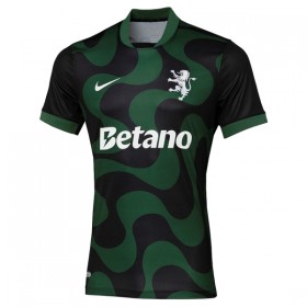 Camiseta de fútbol Sporting CP 4ª equipación 2025-26 Negra